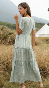 Rosita Ruffled Maxi Dress