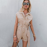 Desiree Over-all Romper