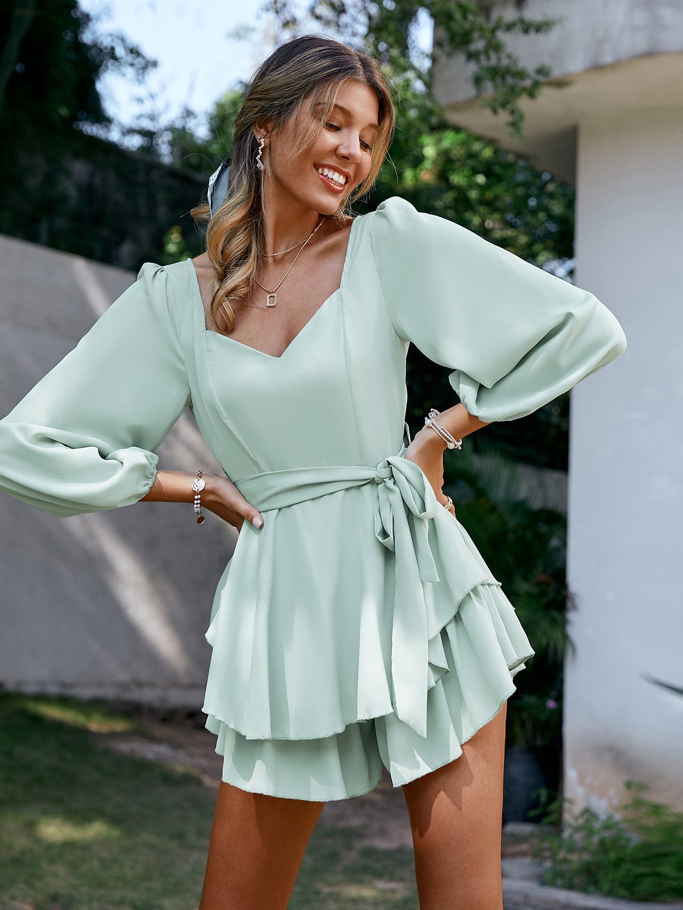 Brueriah Sashes Romper