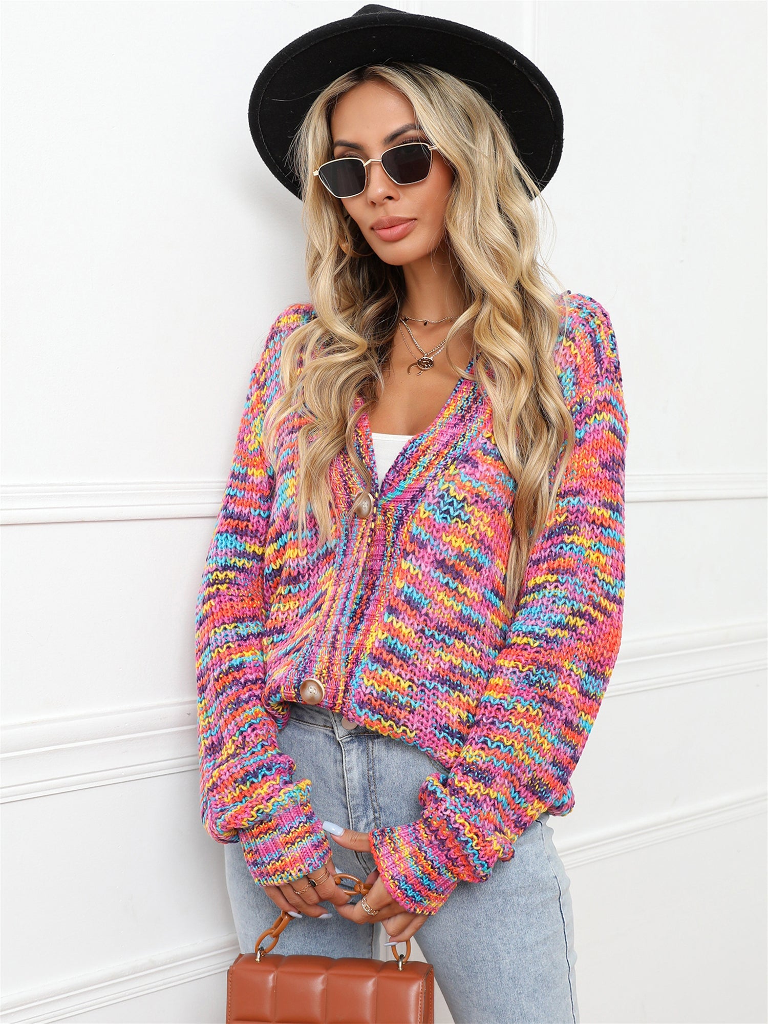 Hannah Rainbow Cardigan