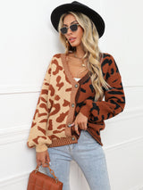 Eliza Leopard Cardigan