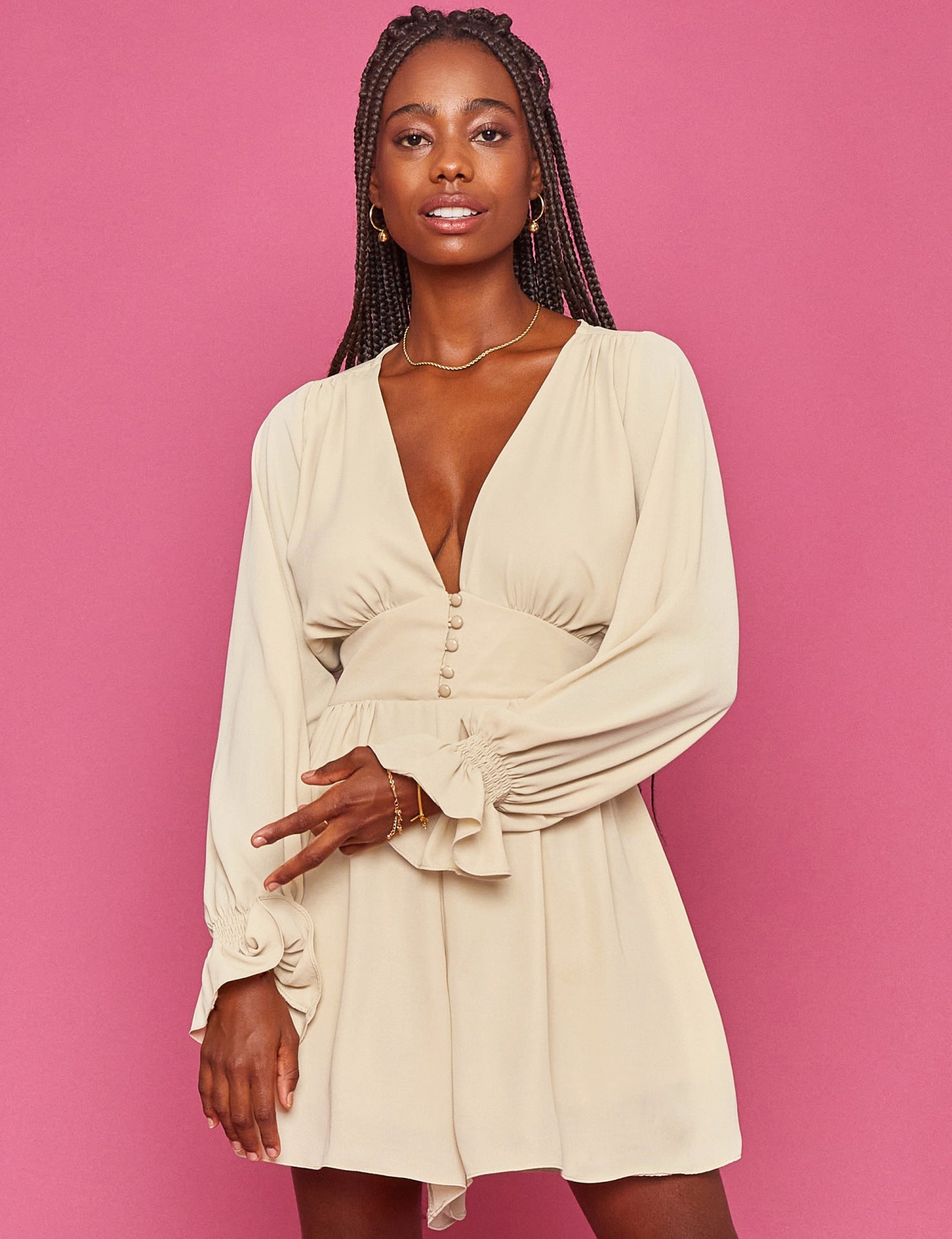 Leeba Loose Jumpsuit Milky