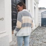 Jelna Striped Cardigan